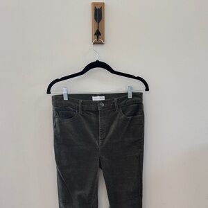 LOFT Dark Olive Skinny Pants